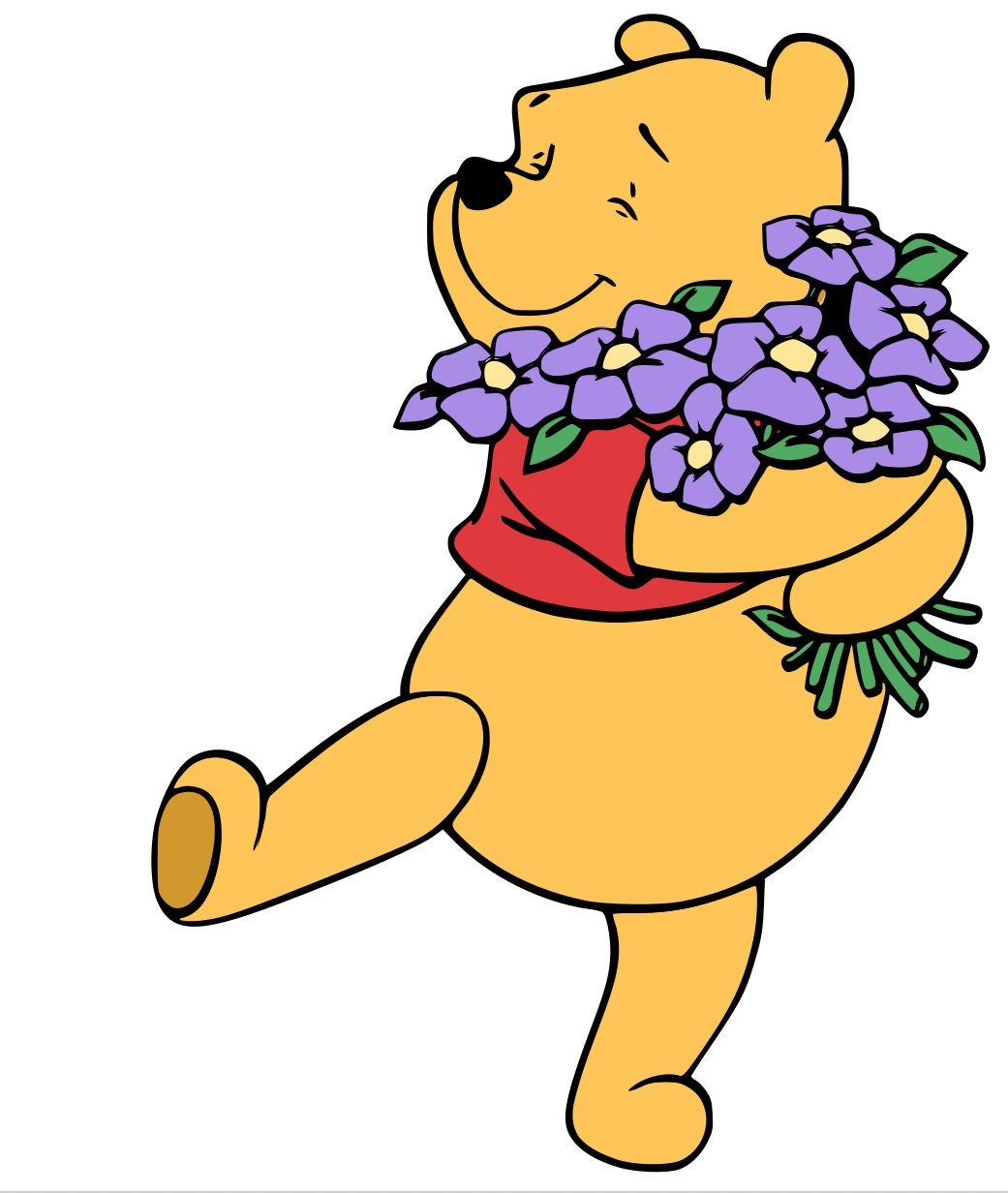 Classic Winnie The Pooh Flowers