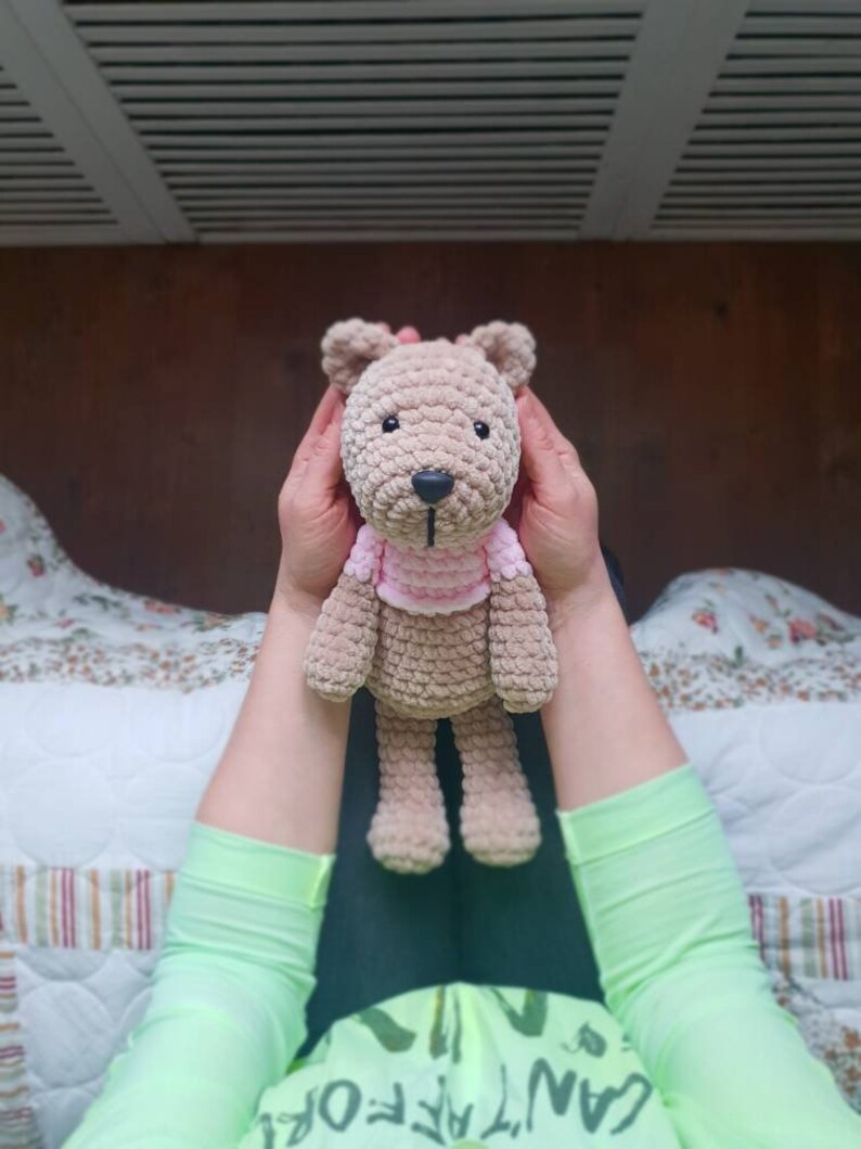 Crochet Teddy Bear by Szydelkowyzwierzak