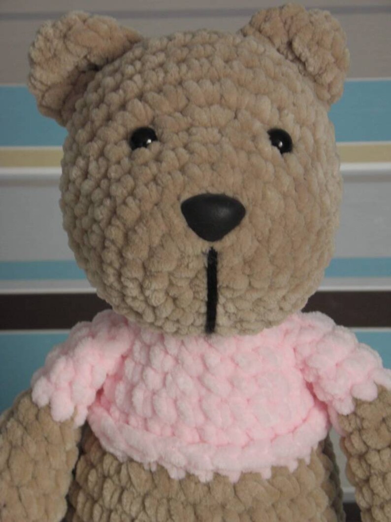 Crochet Teddy Bear by Szydelkowyzwierzak