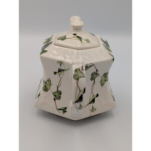 Teiera esagonale vintage Ivy Rose, Crownford Giftware, Made in England, condizioni eccellenti.