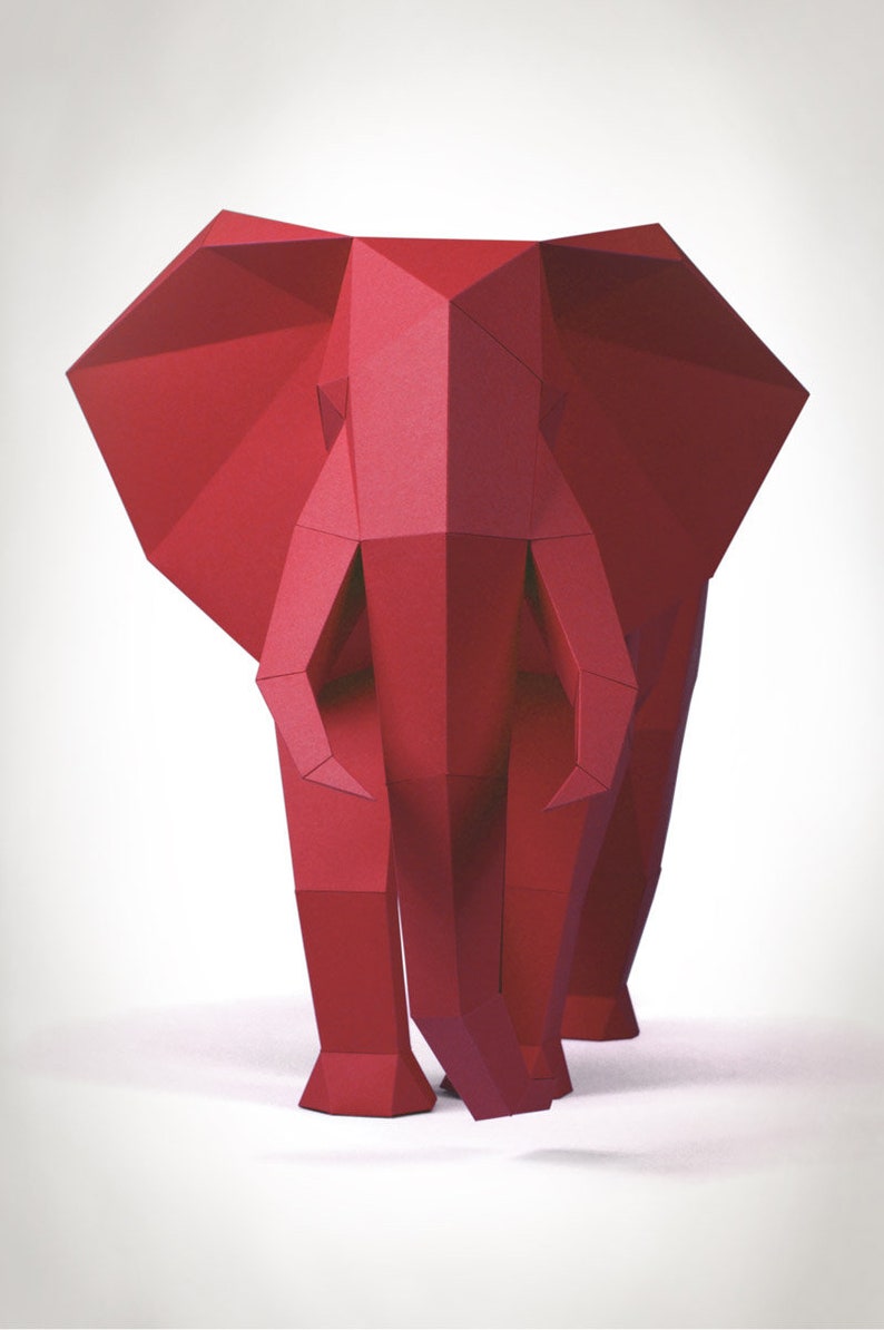 ELEFANT, DIY Bausatz Papier XL image 2