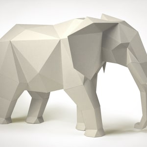 ELEFANT, DIY Bausatz Papier XL image 1