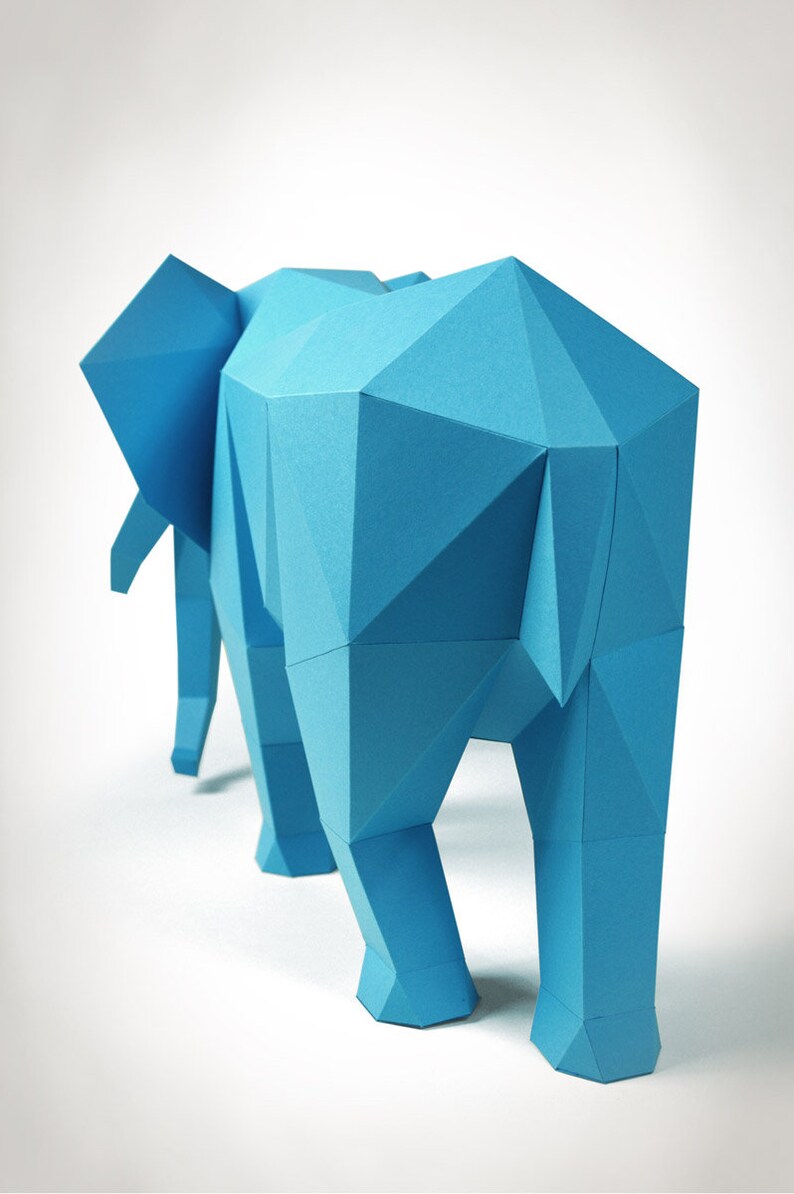 ELEFANT, DIY Bausatz Papier XL image 5