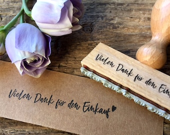 Stempel Vielen Dank für den Einkauf Shopstempel für Verkäufer Danke