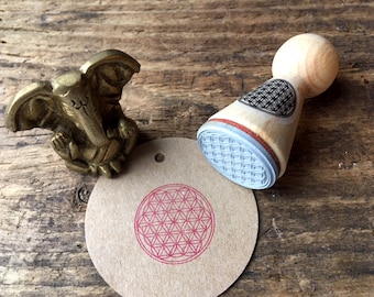 Flower of Life stamp, Yoga Flower of Life stamp, Gift