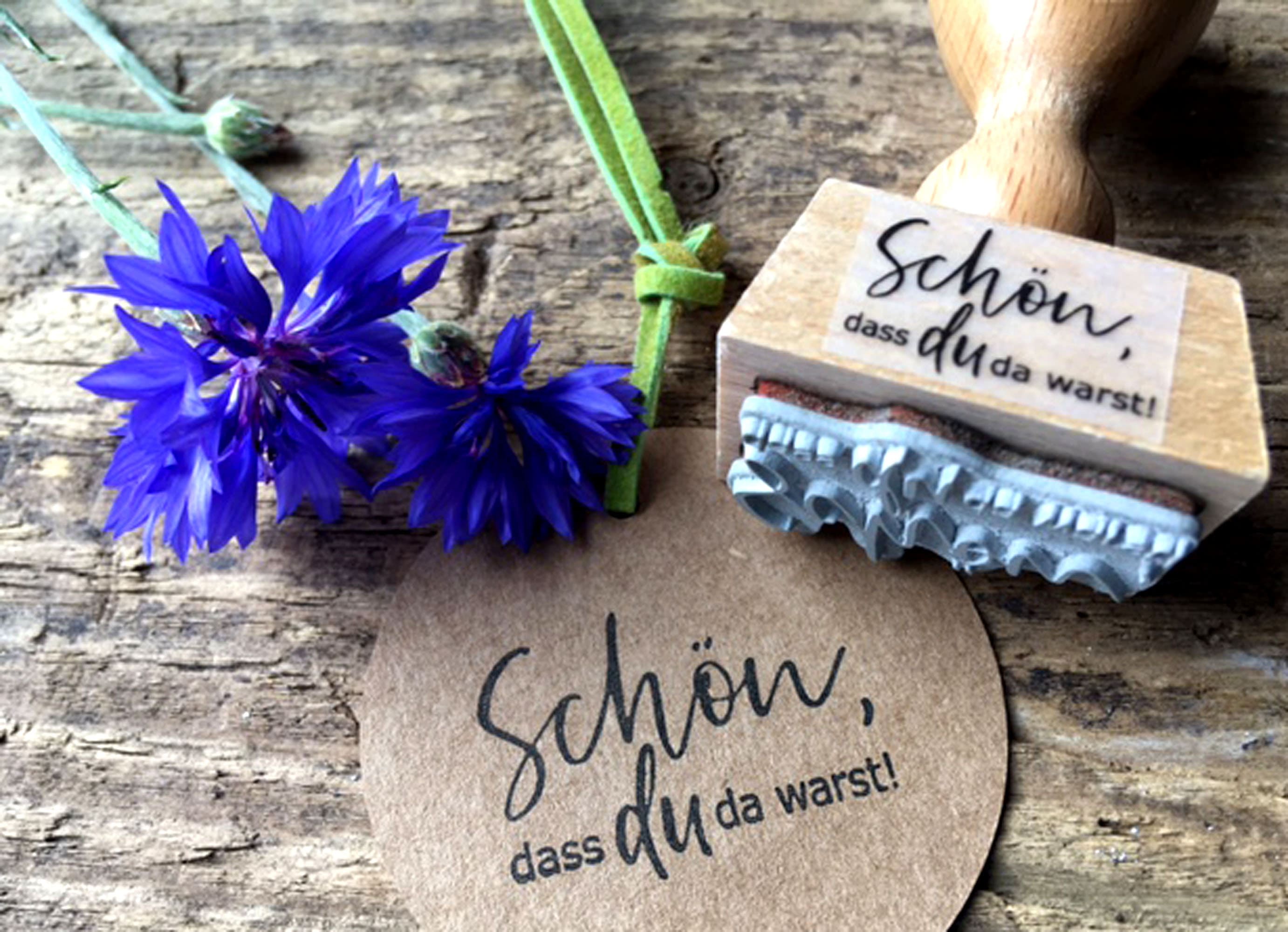 Stempel Schön Dass Du Da Warst Hochzeitsstempel Gastgeschenk Etsy Canada