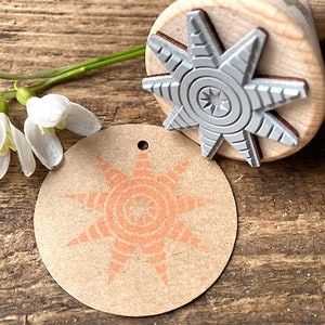 Stempel Sonne Stempel Sonnensystem Stern Holzstempel für Karten Lesezeichen Geschenkpapier Sonne Mond und Sterne Geschenk zum Geburtstag