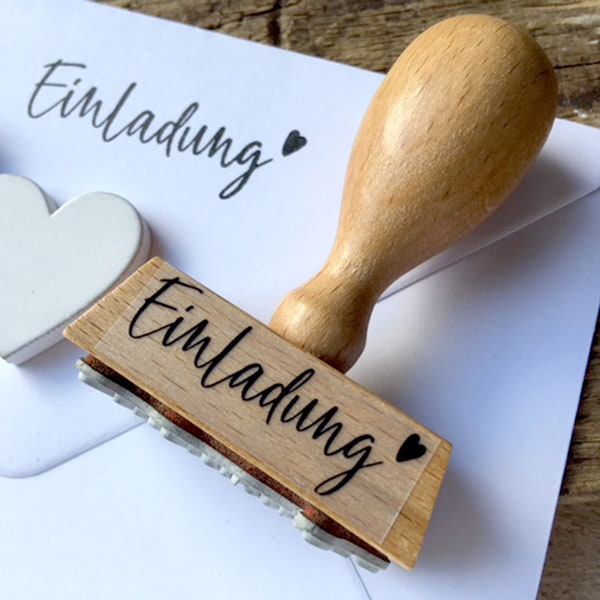 Stempel Einladung Hochzeit DIY Hochzeitsstempel