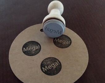Stempel Mega! Ministempel für Lehrer, Toll, Prima, Spitze, Lehrerstempel