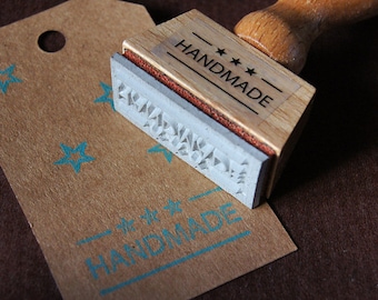 Stempel HANDMADE Stempel Handgemacht Geschenkanhänger für Kreative Geschenk homemade Label