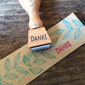 Stempel DANKE Textstempel für Geschenkanhänger, Dankeschön für Freundin, Vielen Dank für...