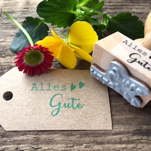 Stempel Alles Gute Stempel Alles Gute zur Hochzeit Alles Gute zum Geburtstag Alles Gute zum Einzug Alles Gute für die Zukunft