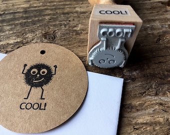 Lehrerstempel COOL Lehrer Stempel Schule Grundschule Motivationsstempel Abschied Geschenk für Lehrerin