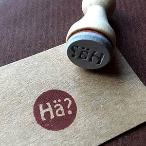 Stempel Hä? Ministempel, Lehrerstempel Was?, Geschenk und Mitbringsel für lustige Lehrer