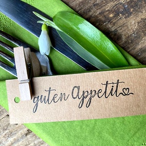 Stempel Guten Appetit Stempel Menü Hochzeitsstempel Menükarte Hochzeit Stempel für Bestecktasche