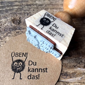 Lehrerstempel ÜBEN Du kannst das Stempel Lehrer Grundschule Abschied Lehrerin Geschenk für Lehrer Motivationsstempel