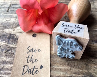 Stamp Save the Date Wedding Stamp Wedding Invitation DIY