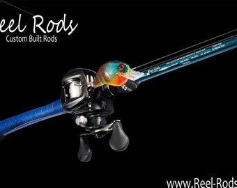 custom made bass fishing rods Custom Bass Fishing Rod - Casting Rod, Medium Heavy, Fast Action, 7' Rod