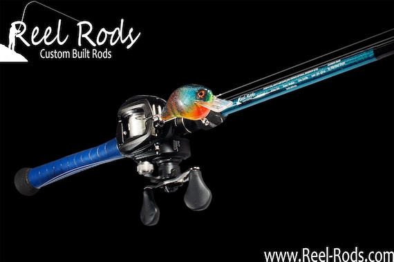 Custom Bass Fishing Rod Casting Rod, Medium, Fast Action, 7' Rod 