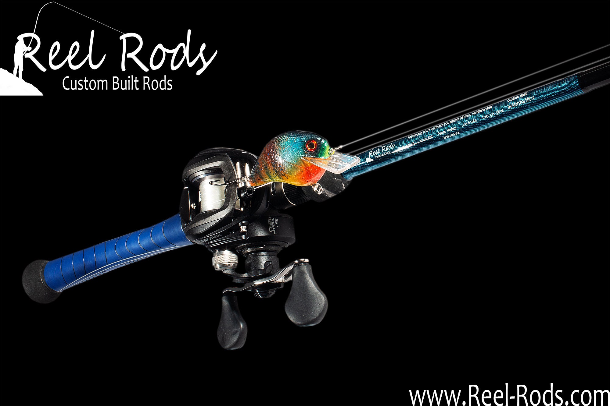 Custom Bass Fishing Rod Casting Rod, Medium, Fast Action, 7' Rod Etsy