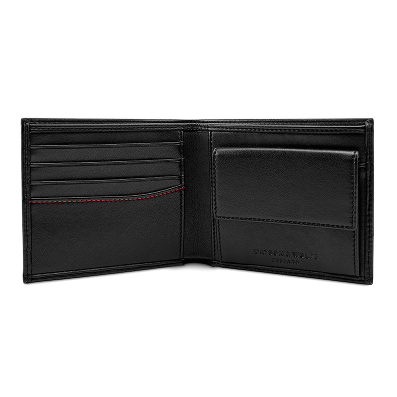 Wallet/Belt Gift Set SAVE 15.00, Luxury Mens Coin Pocket Wallet, Non Leather Vegan Wallet and Belt set for him, Personalize with initials image 4