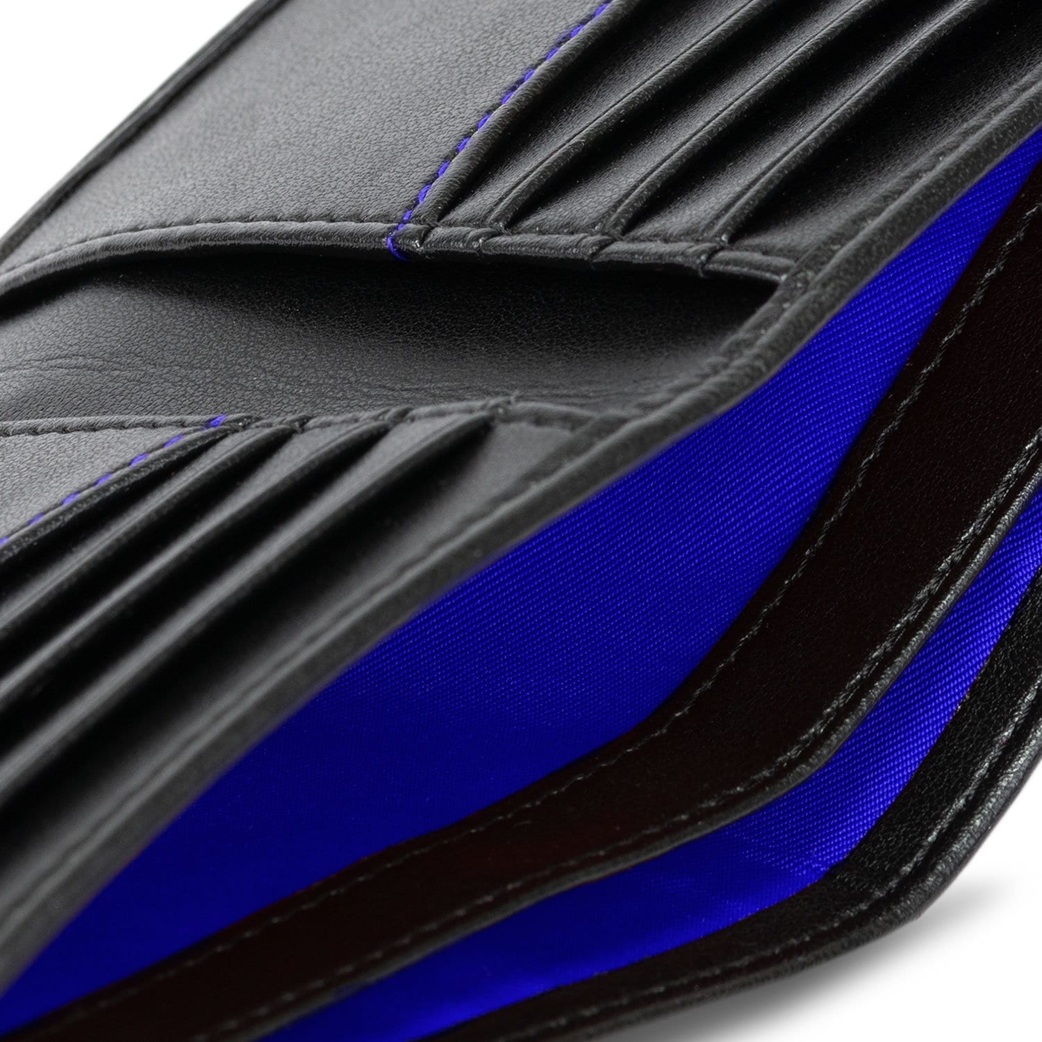 Luxury Mens Vegan Wallet in Black & Blue Personalised Cruelty Etsy UK