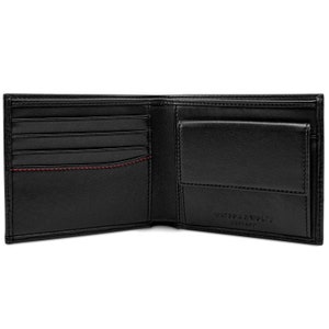 mens wallets card cases money organisers vegan wallet with coin pocket, card holder with protective rfid security.