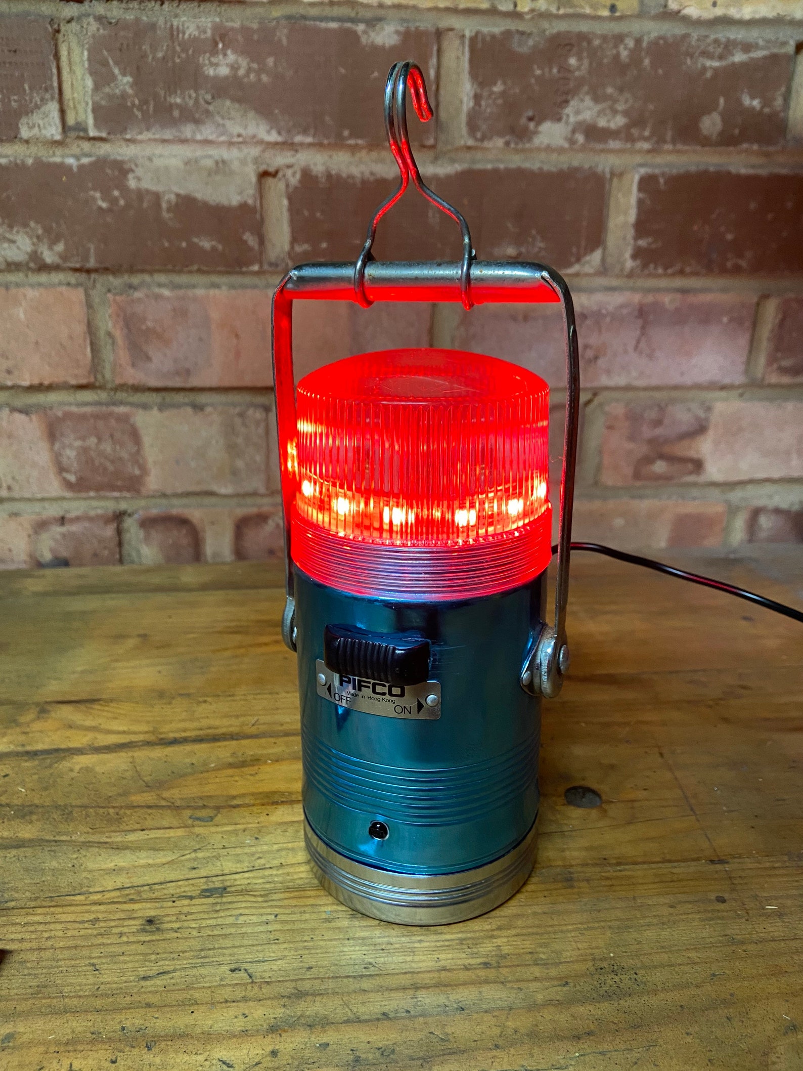 Vintage Pifco Torch Upcycled to LED with remote control Etsy