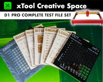 xTool D1 Pro Material Test Files