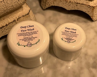 2 oz - 4 oz Deep Clean Face Wash