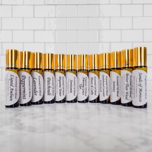 10 ml Lavender Sandalwood and Patchouli Essential oil roll on