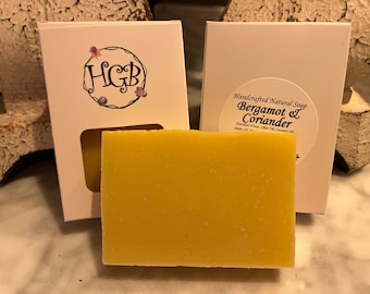 Bergamot & Coriander Cold Process Soap