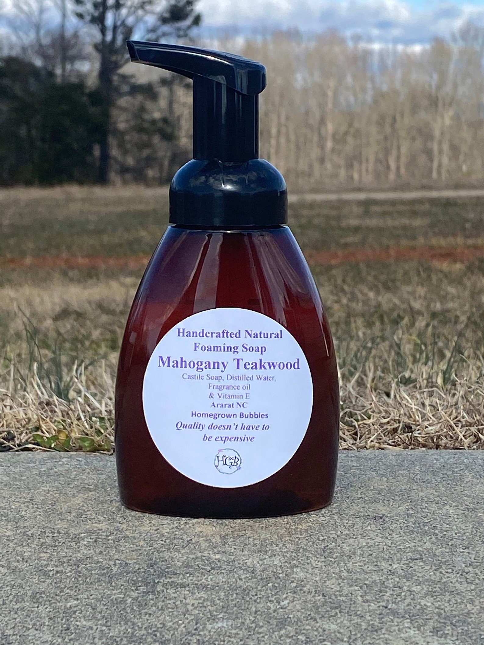 mahogany teakwood soap