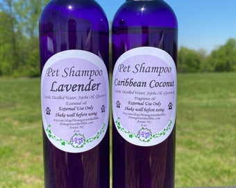 8 oz Pet Shampoo Choose a Scent