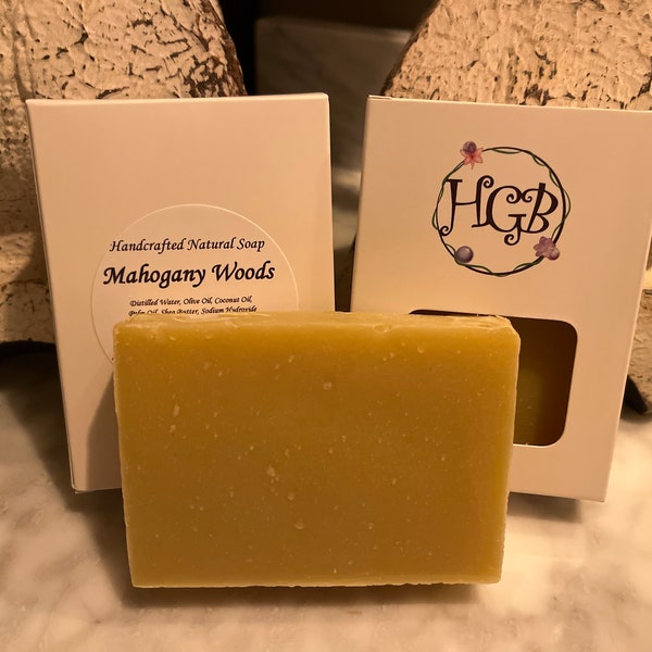 Mahogany Woods Cold Process Soap