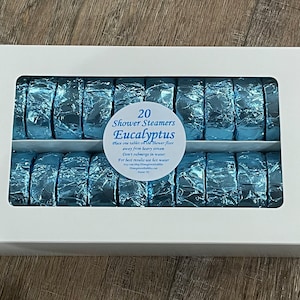 Custom Labels - 20 Shower Steamers - Choose A Scent