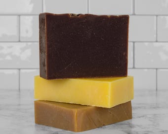 Mahogany Woods Type Cold Process Soap