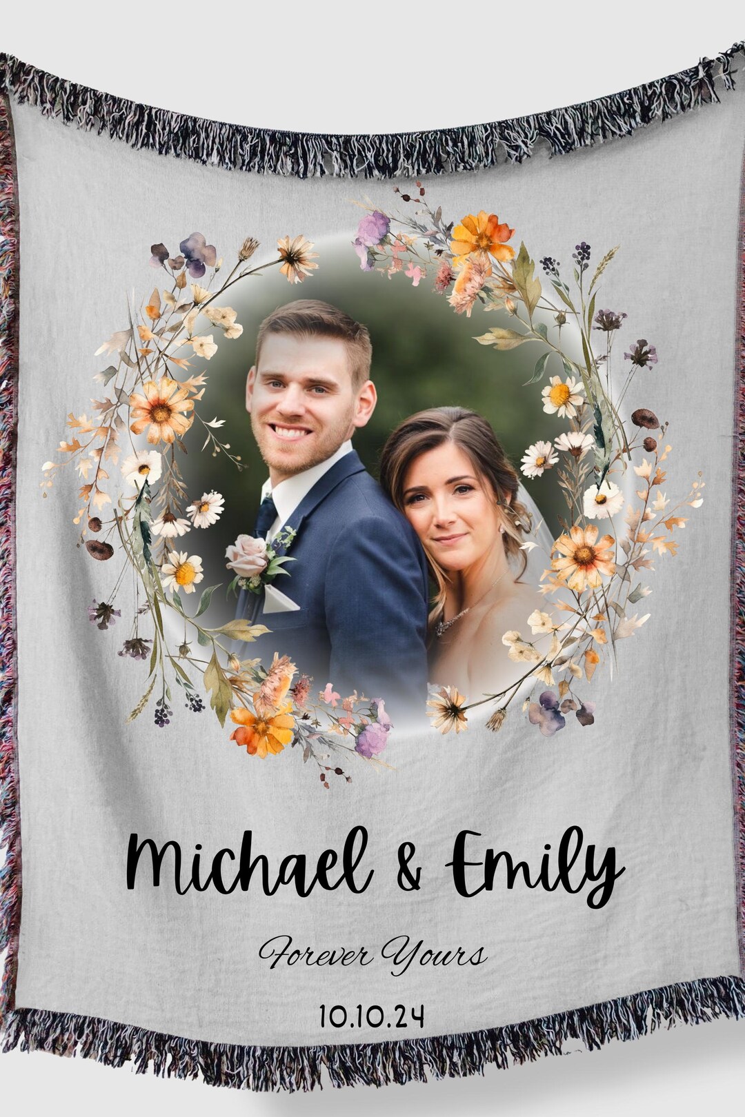 Personalized Wedding Blanket Wedding Blanket Gift Marriage Blanket