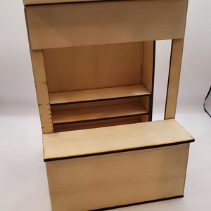 Booth,Market Stall Kit, 1/12 scale miniature kit