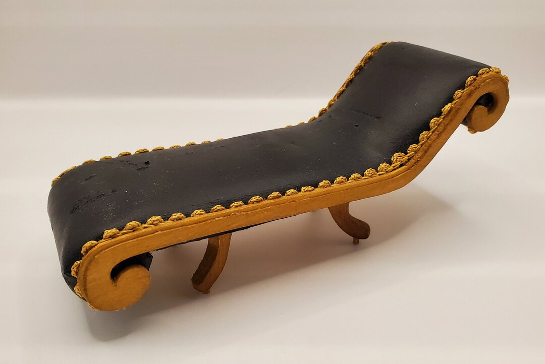 Vintage Miniature Chaise Lounge 1982 N.A.M.E. Houseparty Etsy