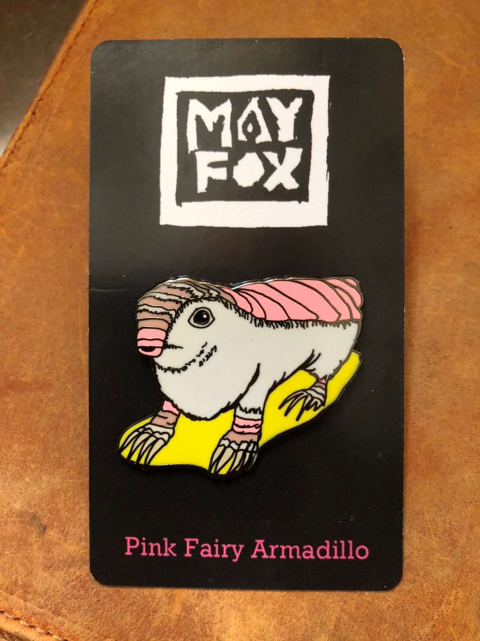 Texas Armadillo Pin 1