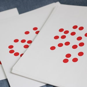 Red Dots Math flashcards, Glenn Doman, PDF File, Number flashcards image 7