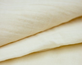 50cm Bio Musselin uni natur ecru C.Pauli