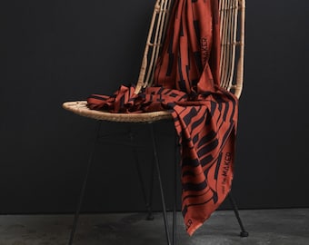 50cm mind the MAKER Viskose Twill Un Square sienna Ecovero