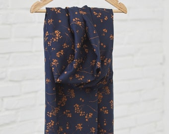 50cm mind the MAKER Viskose Twill Stalks indigo night