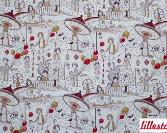 115 cm restantes jersey orgánico Tivoli jaspeado, Lillestoff