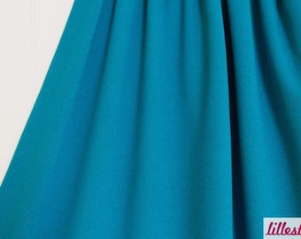 50cm Bio Bündchen petrol glatt, Lillestoff