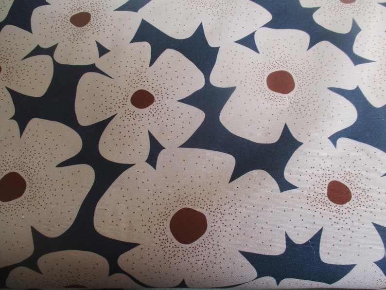 Cloud 9 Organic Cotton Canvas Big Fleur Flower Blossom image 2