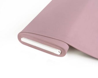 Jersey orgánico de 50 cm con certificación GOTS, color rosa claro.