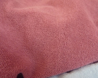 Rizo de punto orgánico de 50 cm, rizo de verano rosa